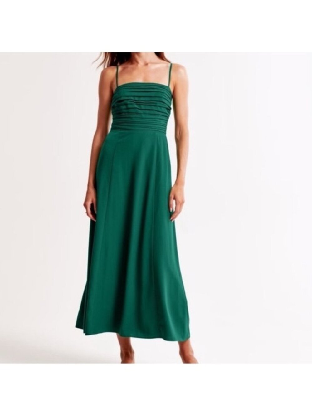 Elegant Green Maxi Dress